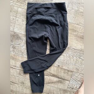 lululemon athletica Time To Sweat Crop 23" black size 6